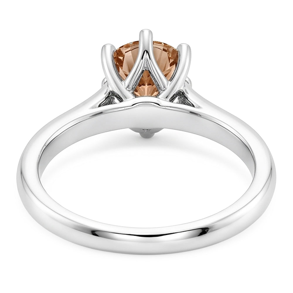 Anello solitario anniversario con diamante da 1 carato