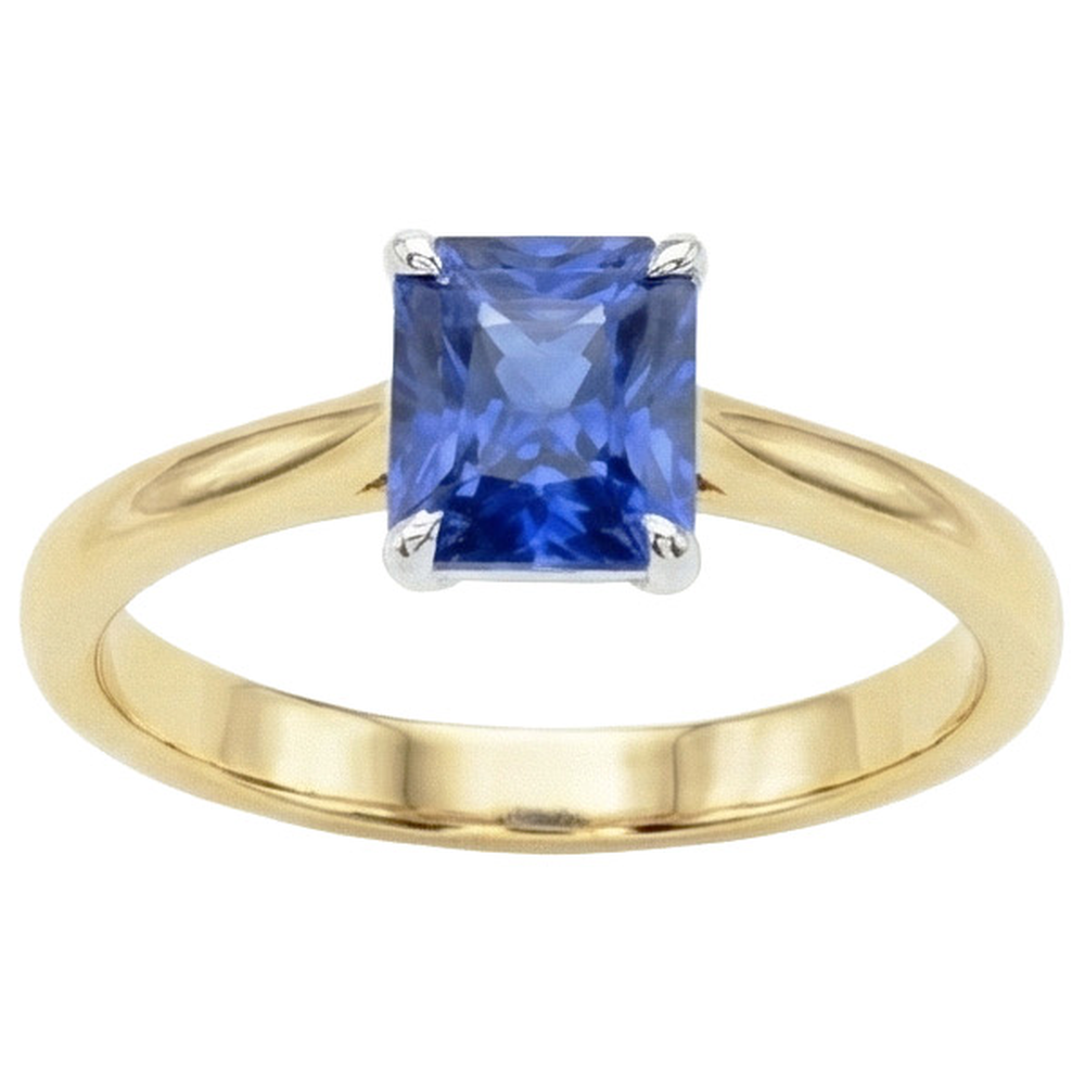 vero diamante 1.50carati anello vista frontale