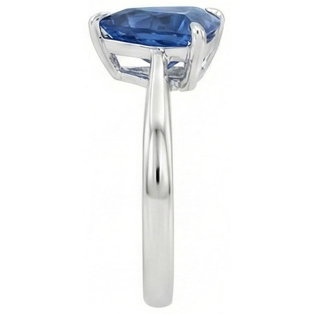 vero diamante 1.50carati anello vista di profilo