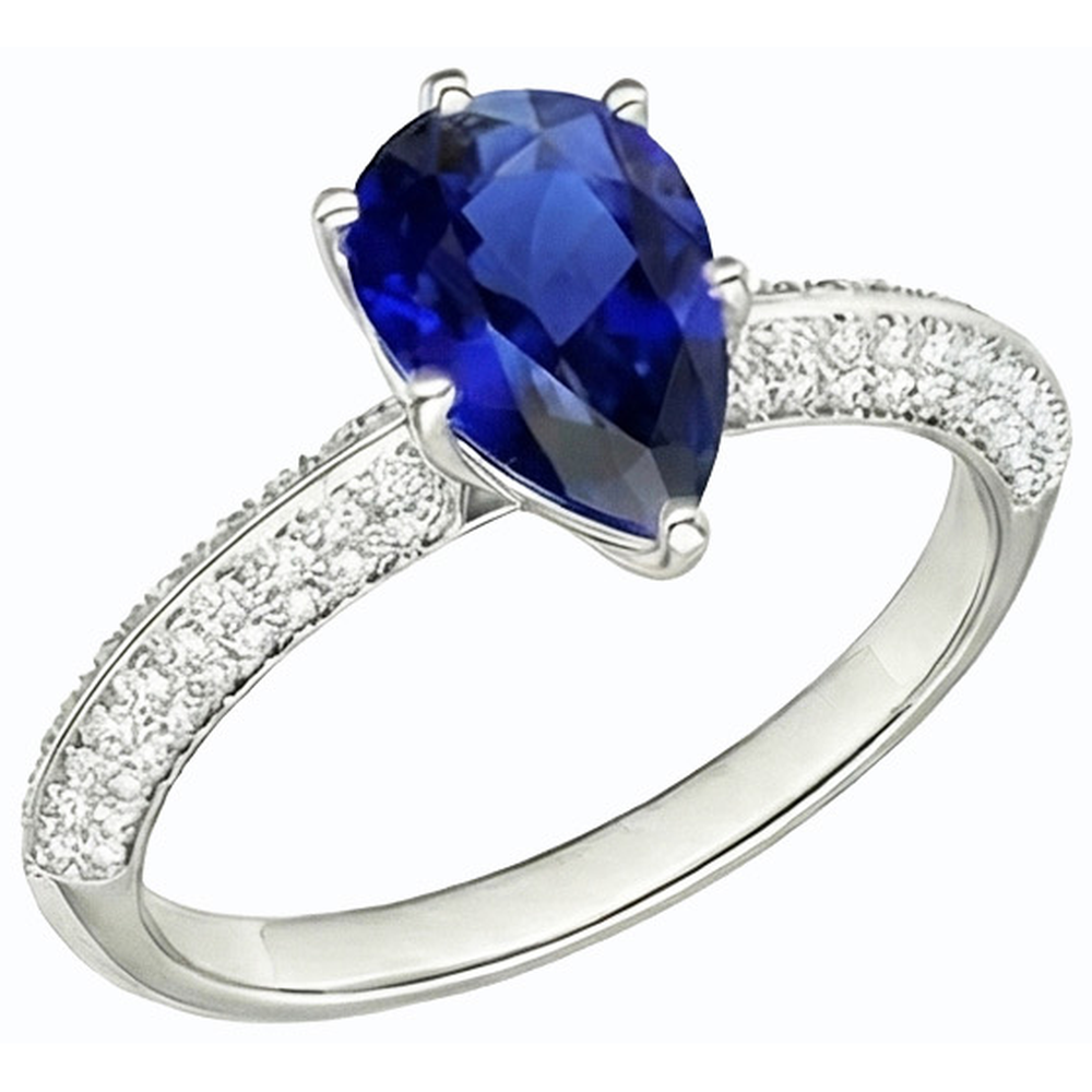 vero round diamante 3carati anello vista frontale