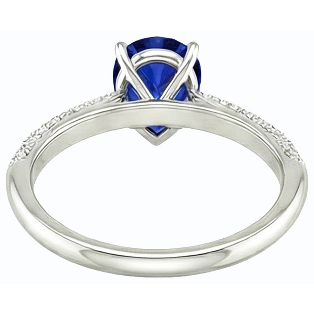 vero round diamante 3carati anello dettaglio ravvicinato