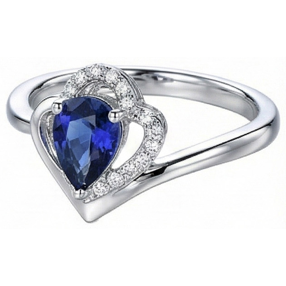 vero round diamante 2.50carati anello vista dall'alto