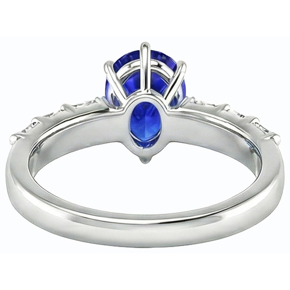 vero pear diamante 2.50carati anello dettaglio ravvicinato