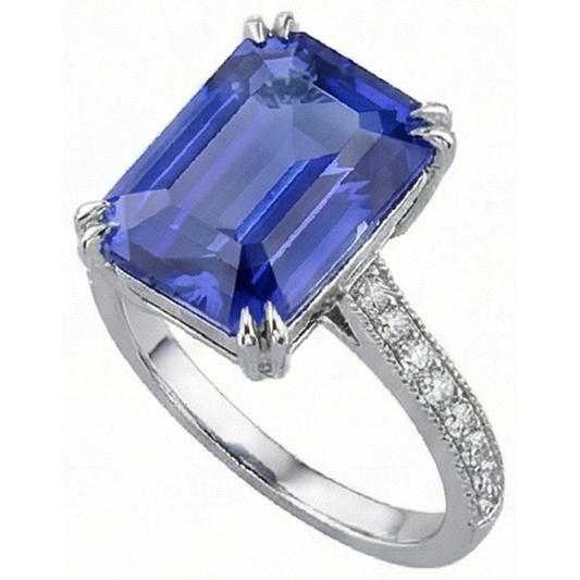 vero round diamante 3carati anello angolo laterale