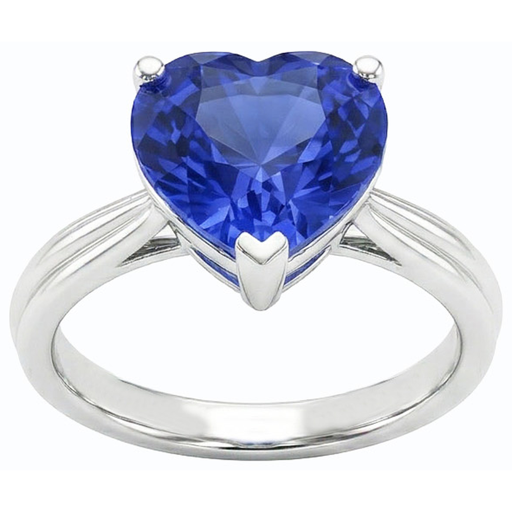 vero heart diamante 2.50carati anello vista frontale