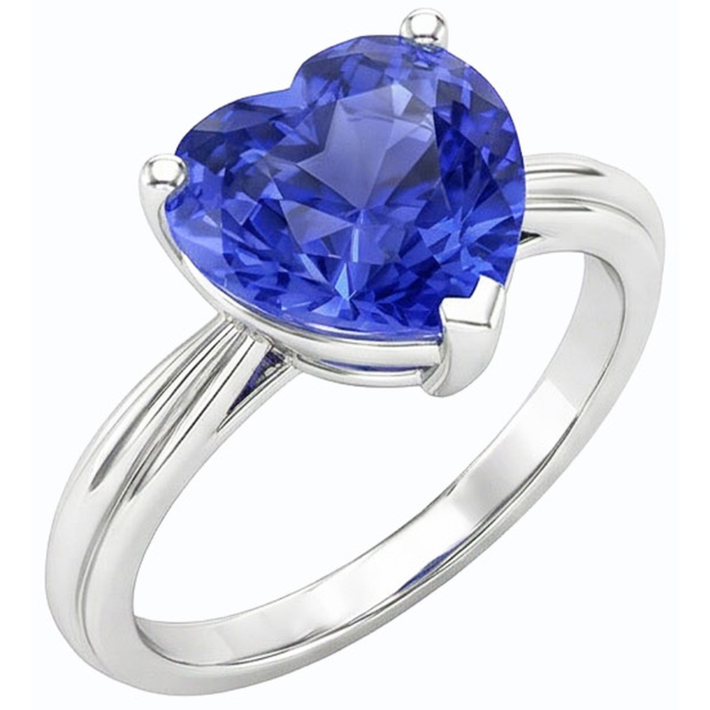 vero heart diamante 2.50carati anello angolo laterale