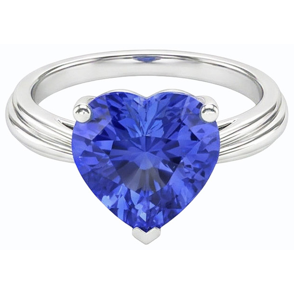 vero heart diamante 2.50carati anello dettaglio ravvicinato