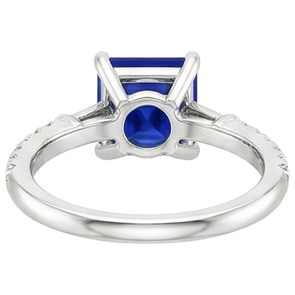 vero princess diamante 5.50carati anello dettaglio ravvicinato