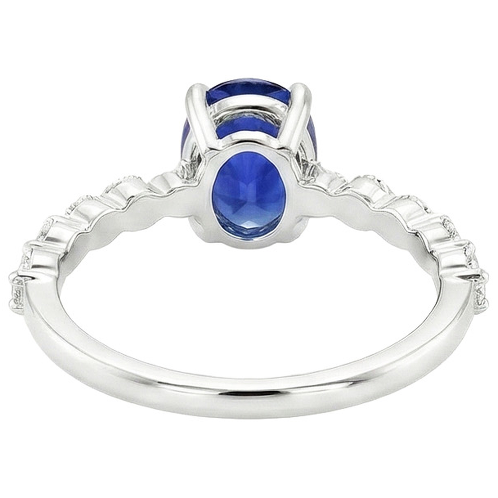 vero round diamante 3carati anello dettaglio ravvicinato