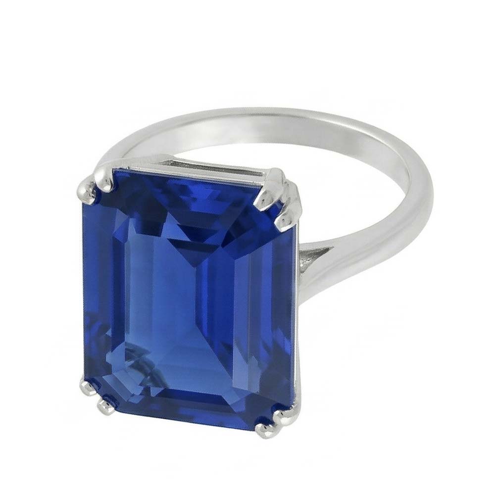 vero emerald diamante 2.50carati anello angolo laterale