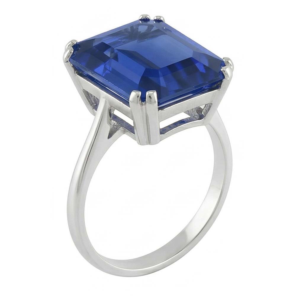vero emerald diamante 2.50carati anello dettaglio ravvicinato