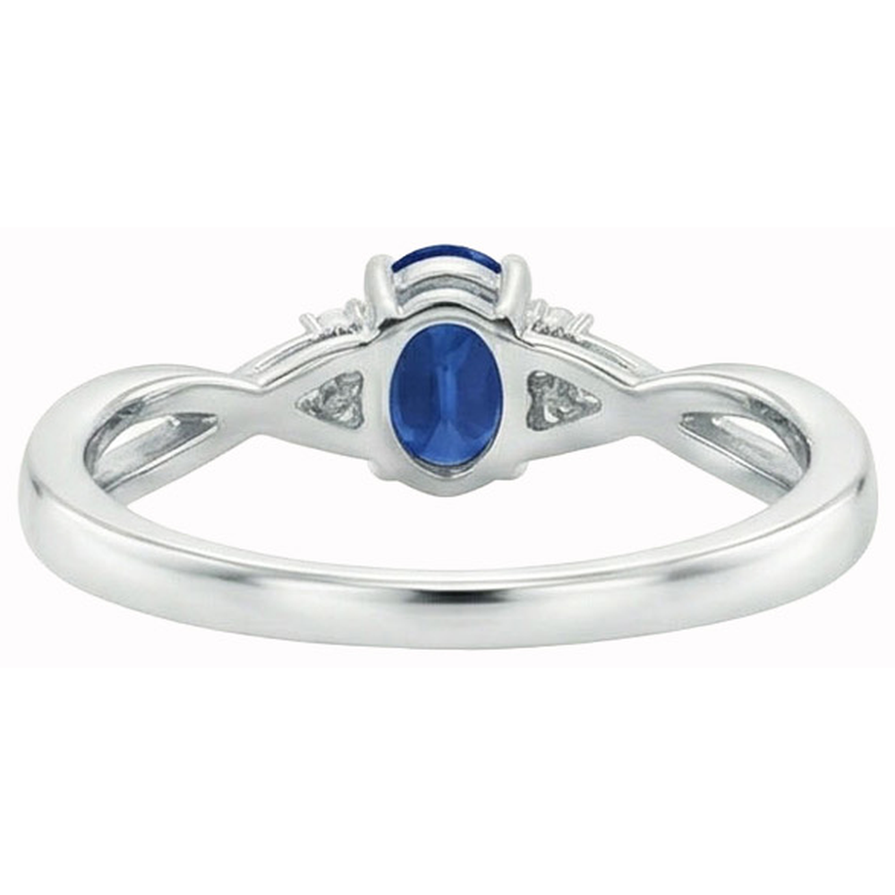 vero round diamante 1.80carati anello vista di profilo