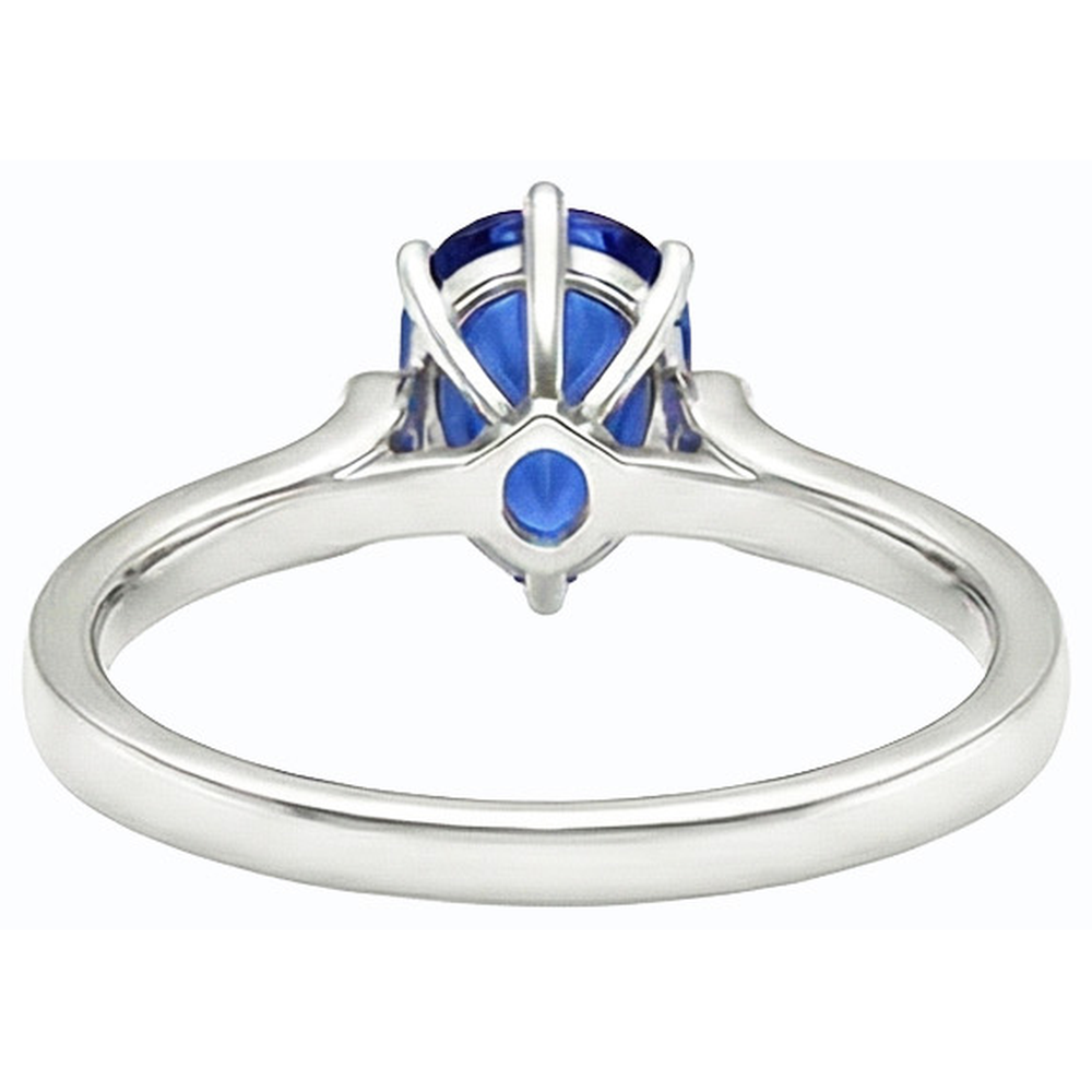 vero pear diamante 2carati anello dettaglio ravvicinato