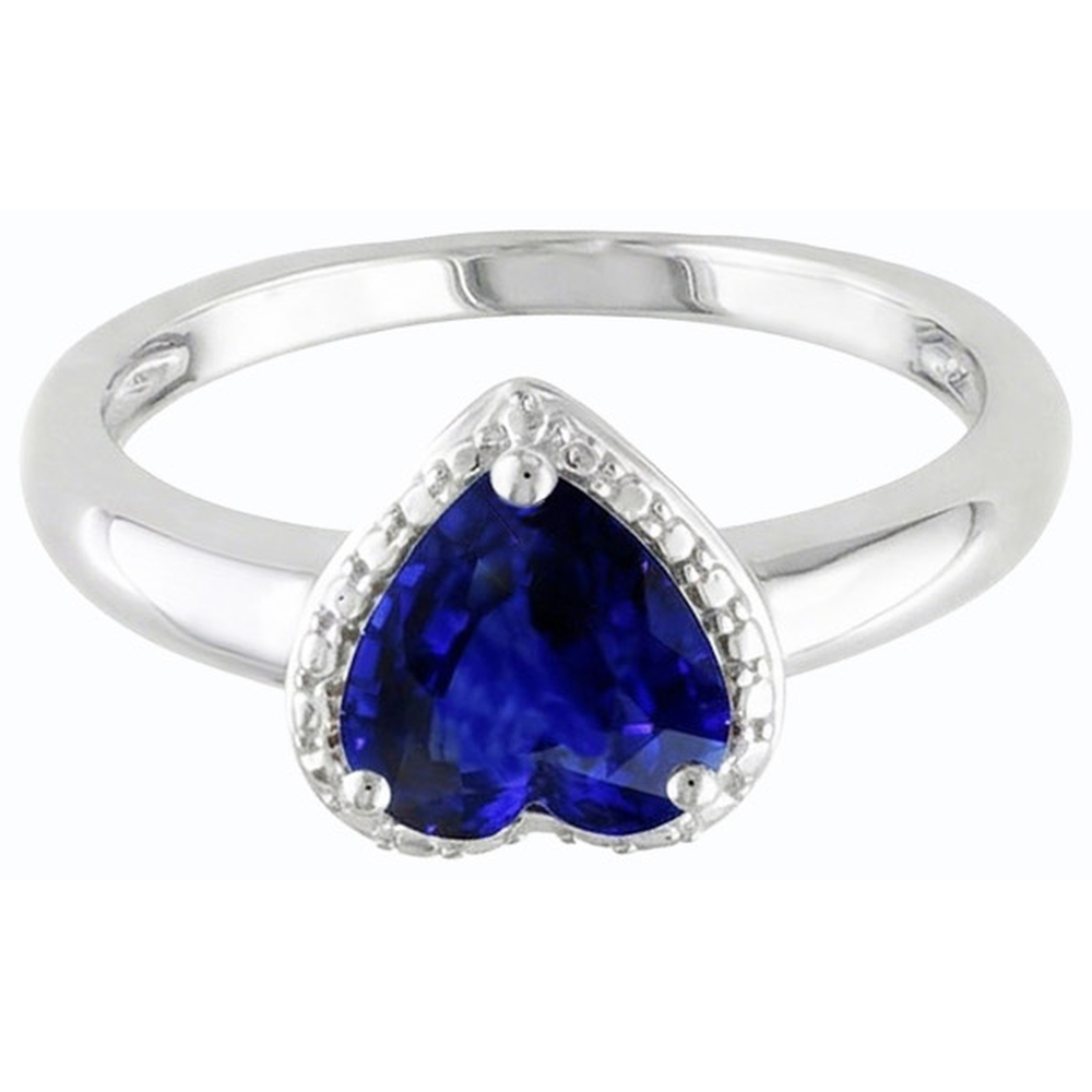 vero heart diamante 2.50carati anello vista dall'alto