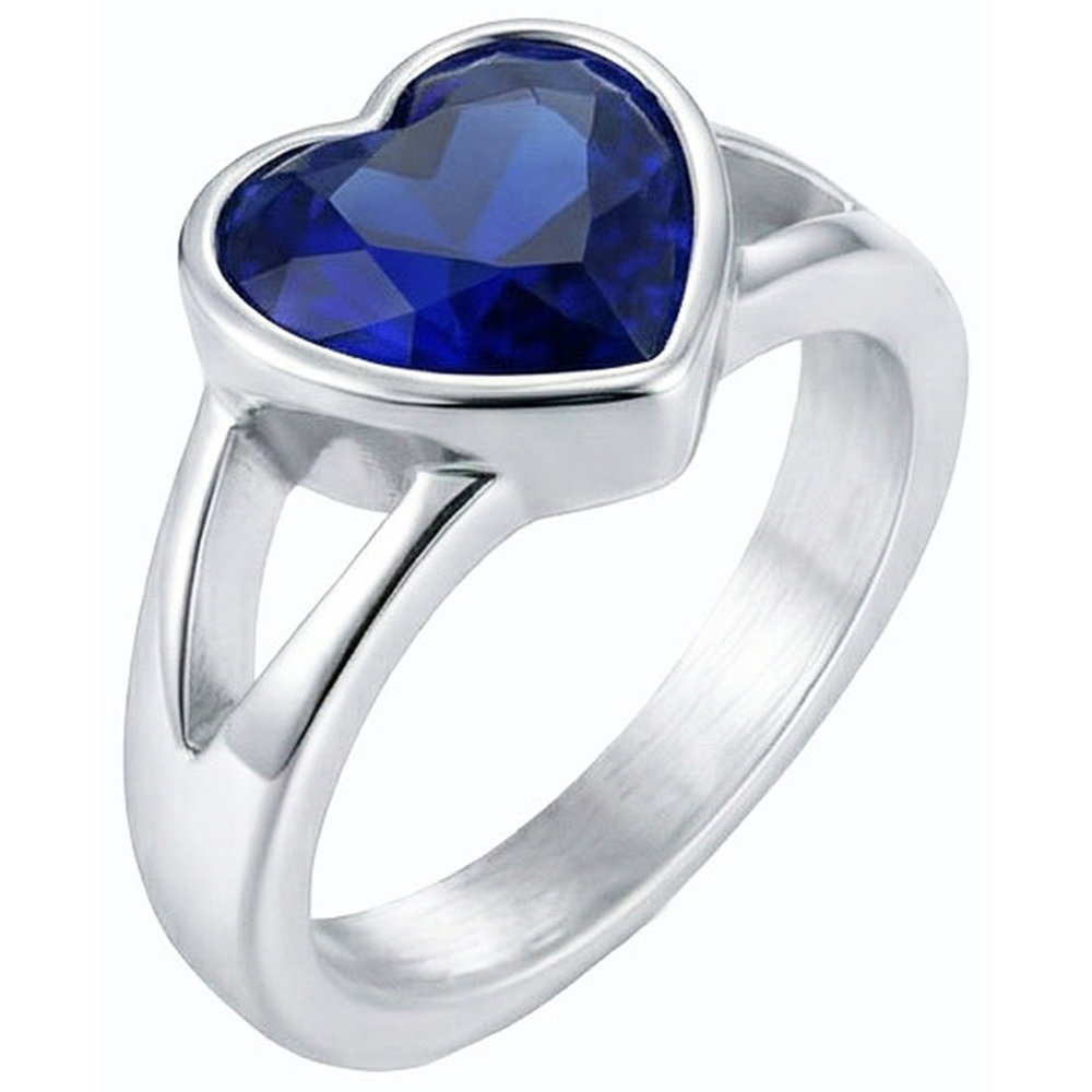 vero heart diamante 3carati anello vista dall'alto