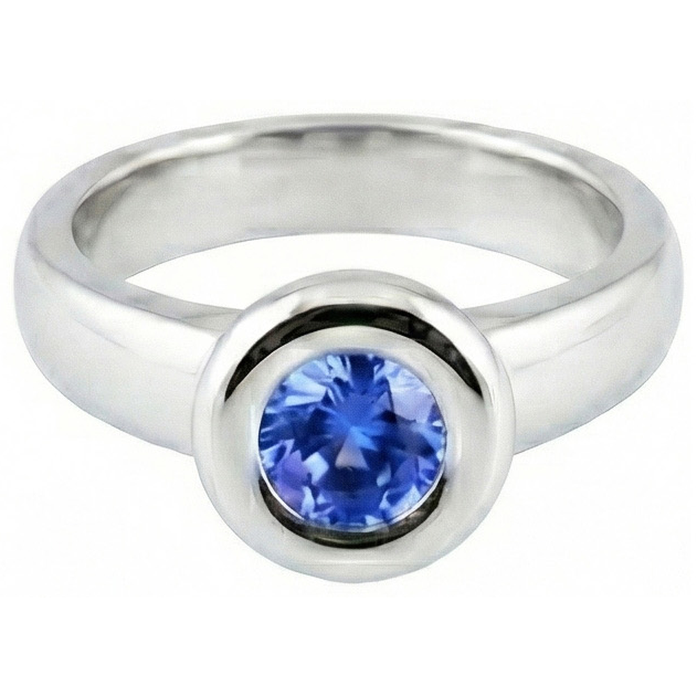 vero round diamante 1carati anello angolo laterale