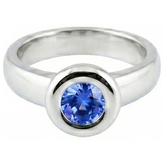 vero round diamante 1carati anello angolo laterale