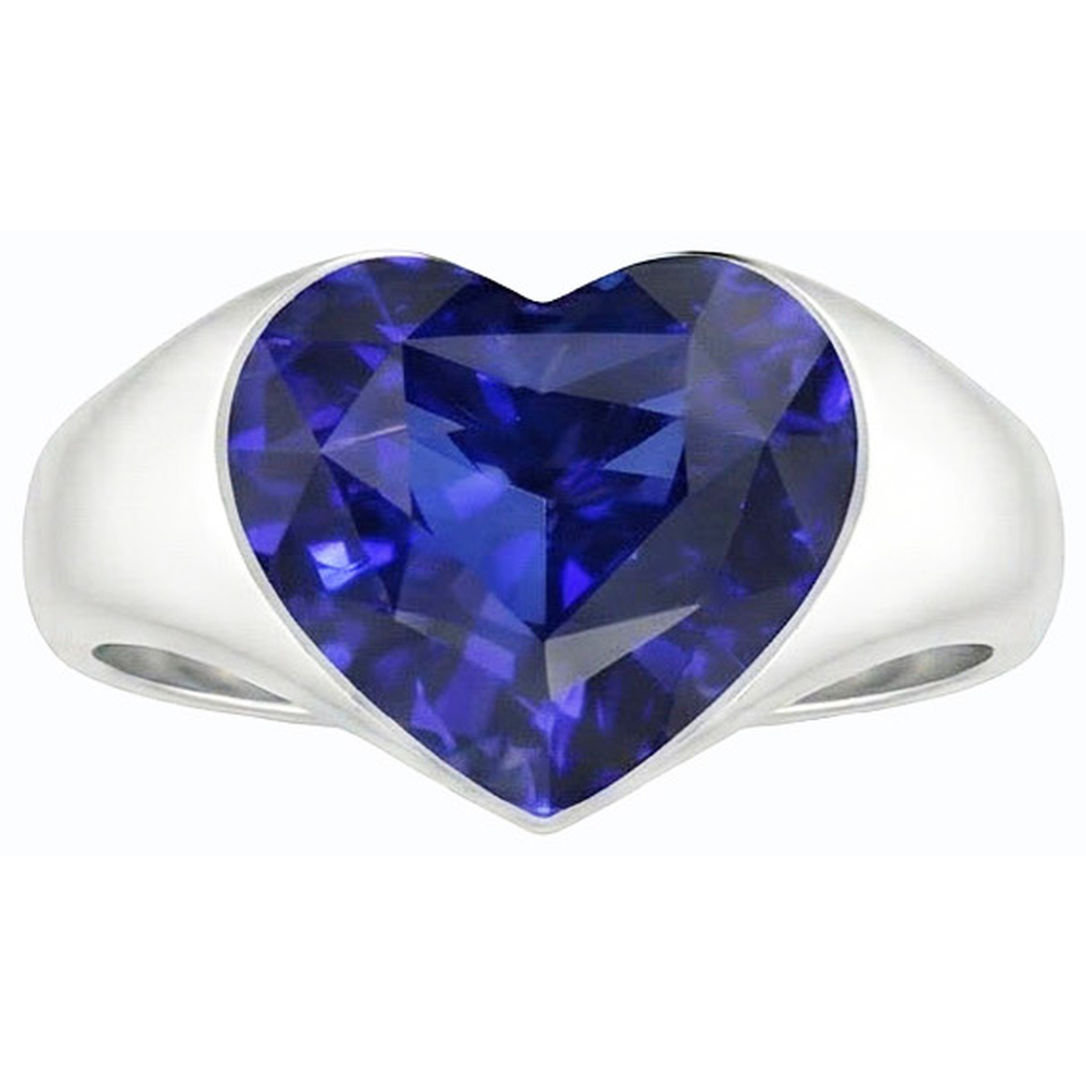 vero heart diamante 3carati anello angolo laterale