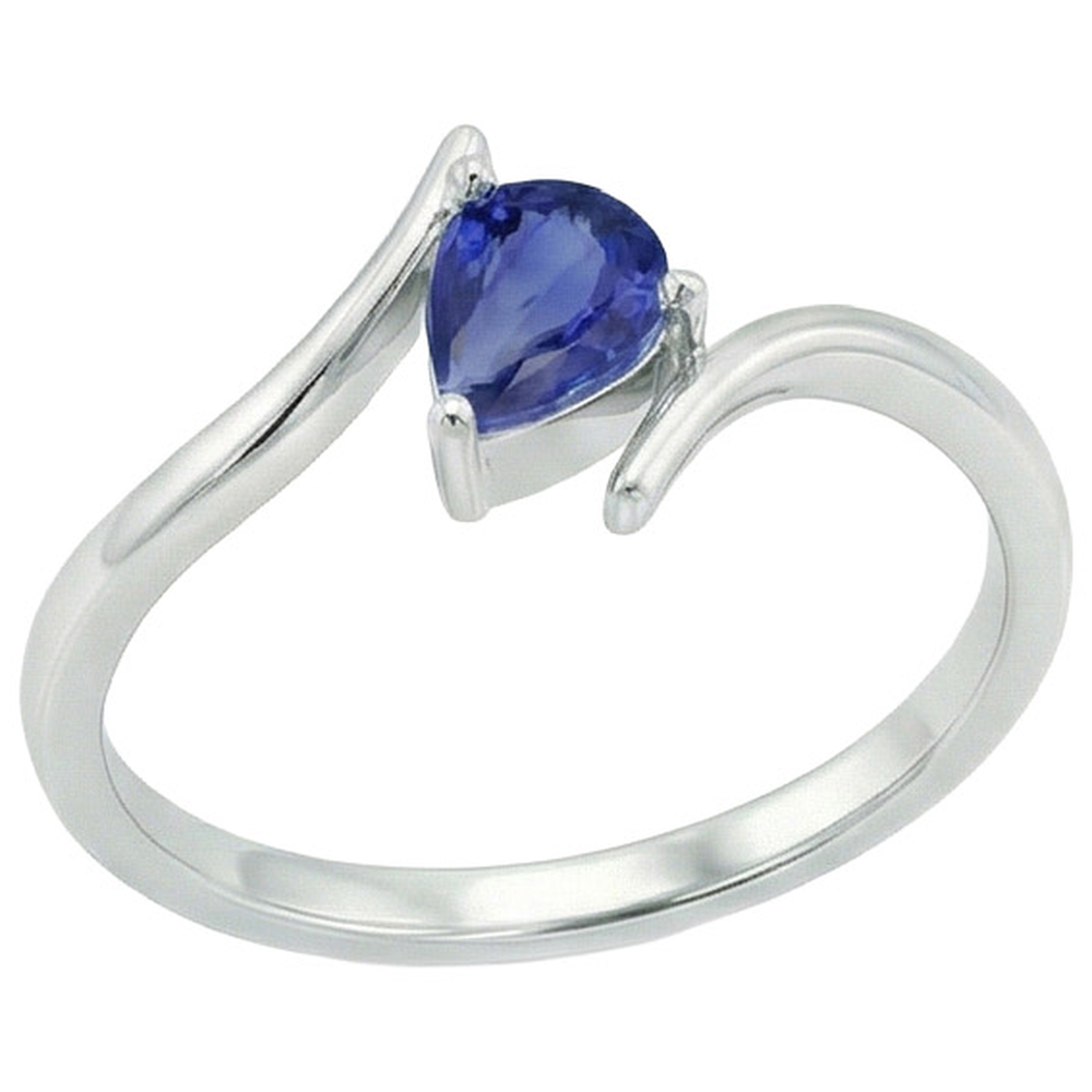 vero pear diamante 2carati anello dettaglio ravvicinato