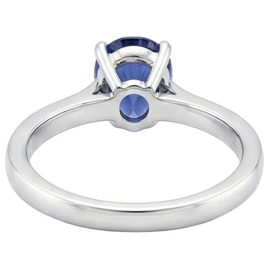 vero pear diamante 2.50carati anello angolo laterale