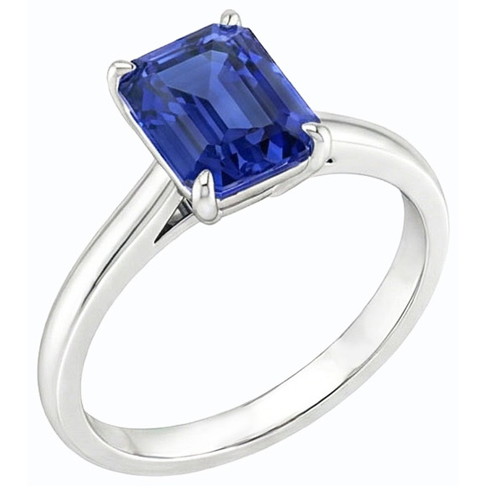 vero emerald diamante 1.50carati anello angolo laterale