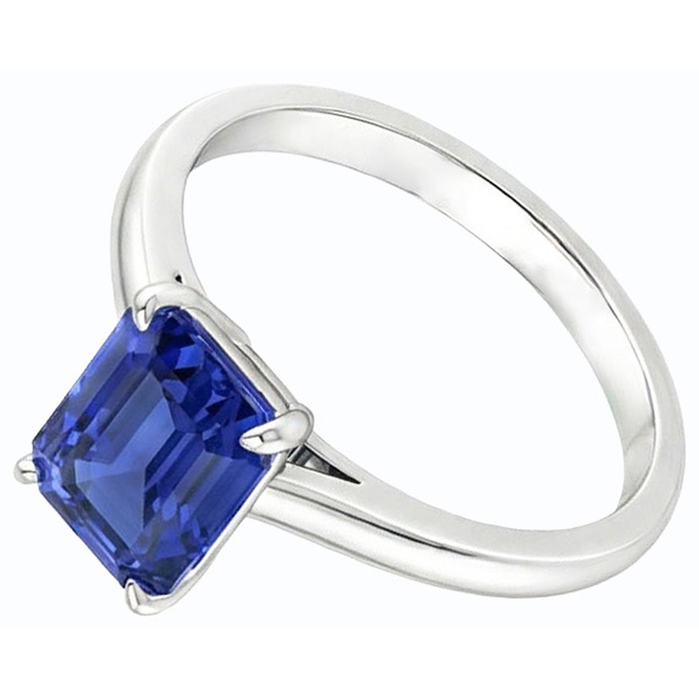 vero emerald diamante 1.50carati anello dettaglio ravvicinato