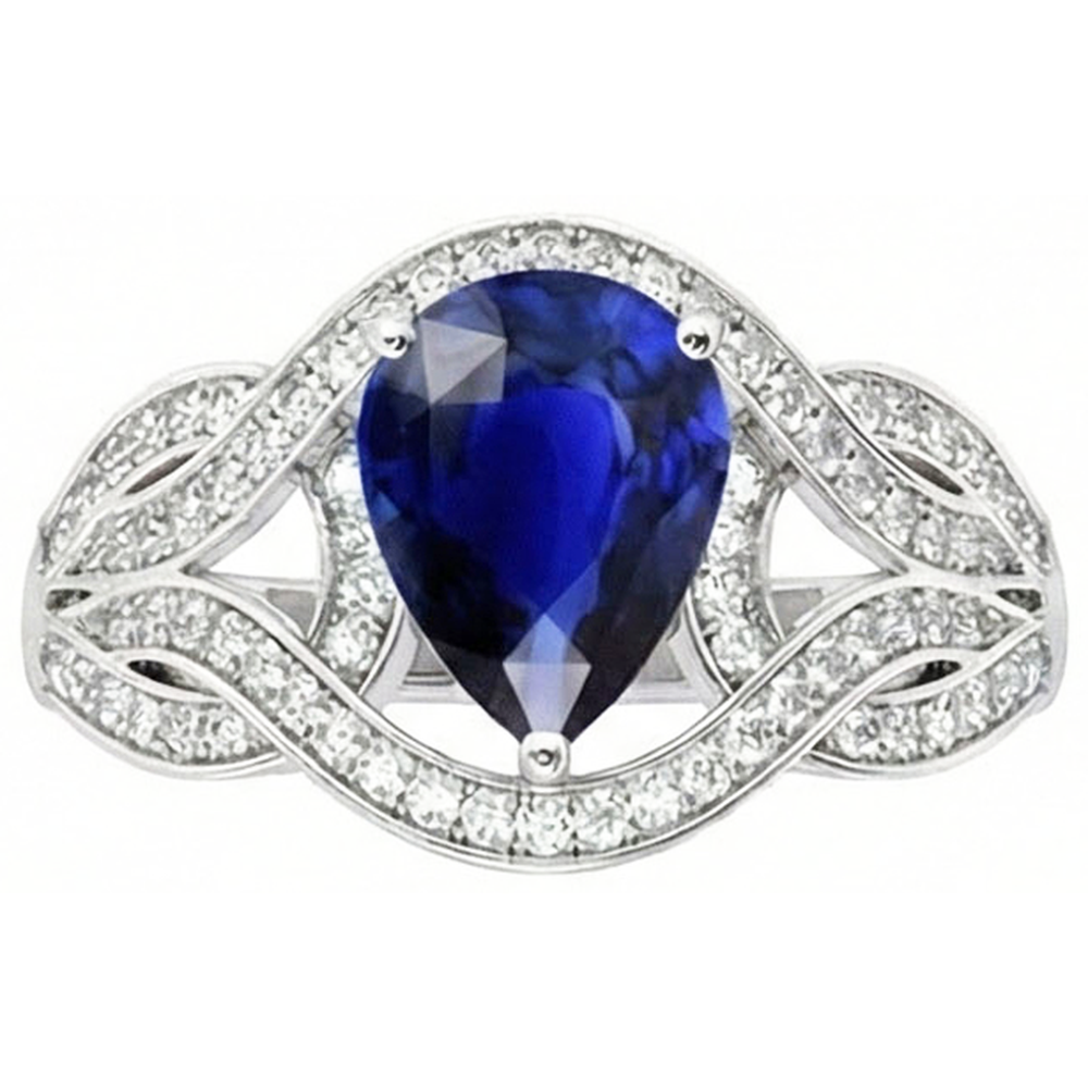 vero round diamante 3carati anello dettaglio ravvicinato