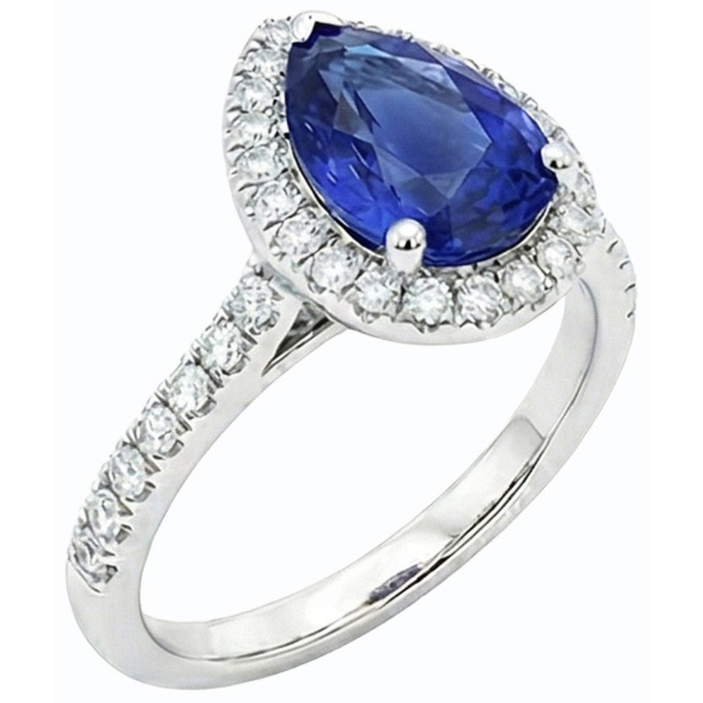 vero round diamante 3.50carati anello dettaglio ravvicinato