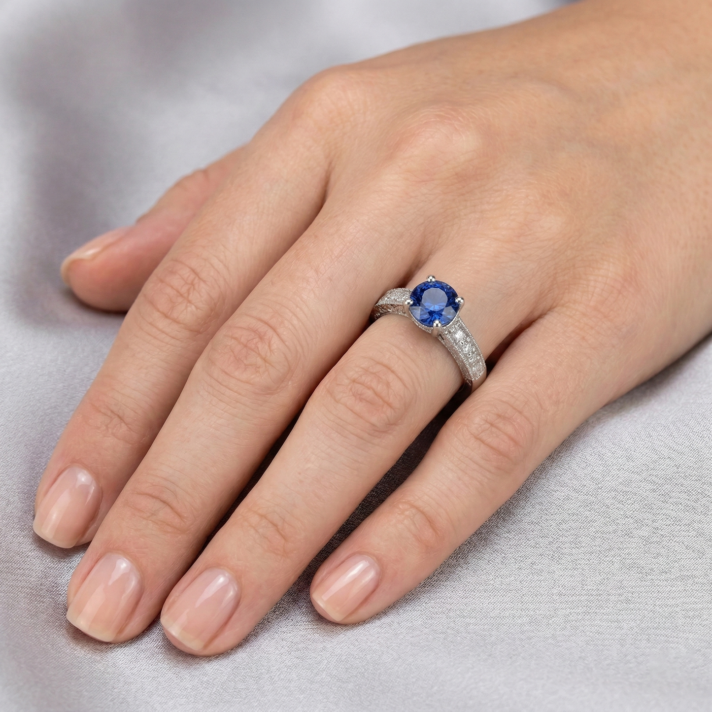 Anello Con Gemme Dello Sri Lanka