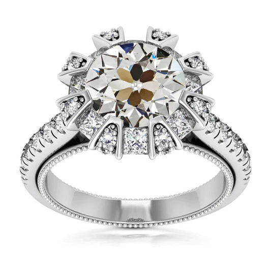 Anello Con Genuino Diamante Da 9 Carati