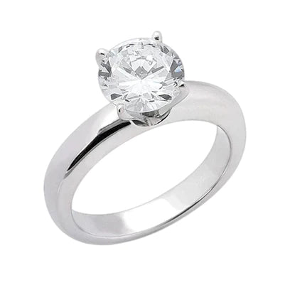 Anello Con Naturale Diamante Da 3 Carati