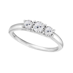 Anello Con Tre Pietre Rotonde Da 1.75 Carati Con Naturale Diamanti A Taglio Vecchio Miniera