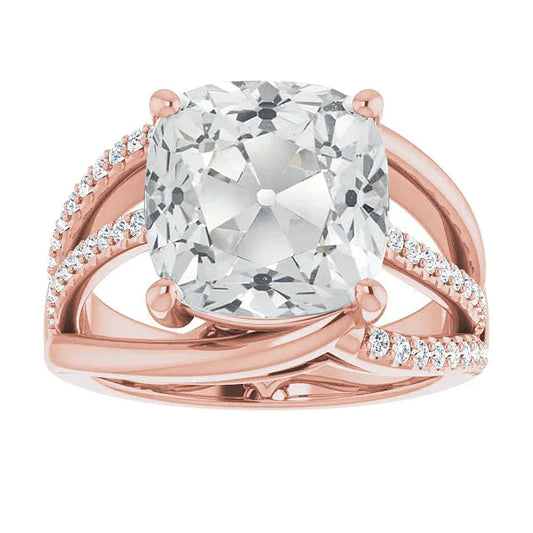 Anello Con Vero Diamante Da 10 Carati