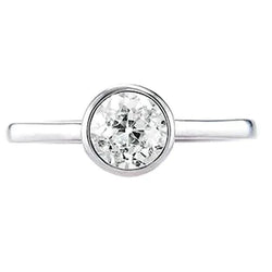 Anello Con Vero Diamante Da Minatore Da 1 Carato