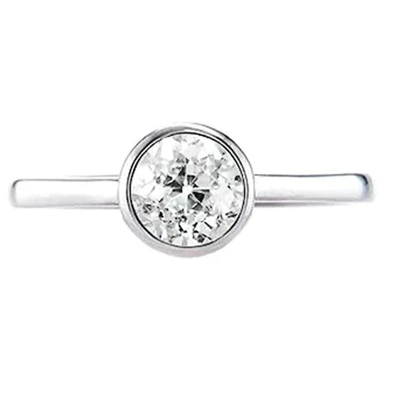 Anello Con Vero Diamante Da Minatore Da 1 Carato