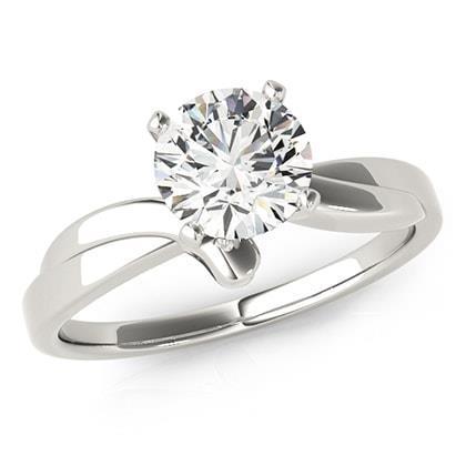 Anello Di Fidanzamento Con Genuino Diamante Solitario Taglio Brillante Da 2,50 Carati