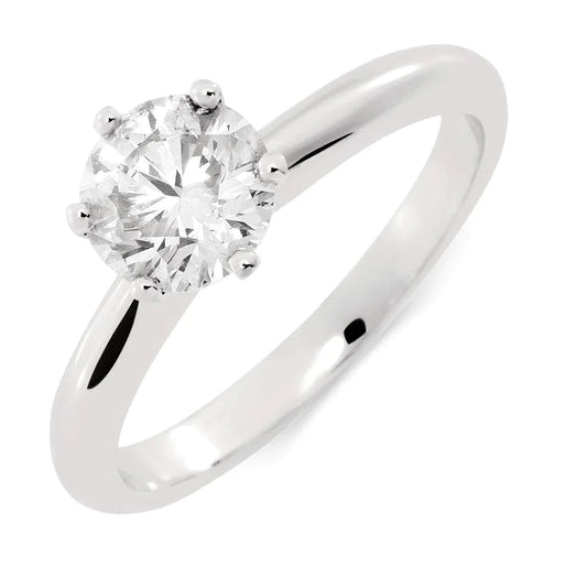 Anello Di Fidanzamento Con Naturale Diamante Da 1 Carato