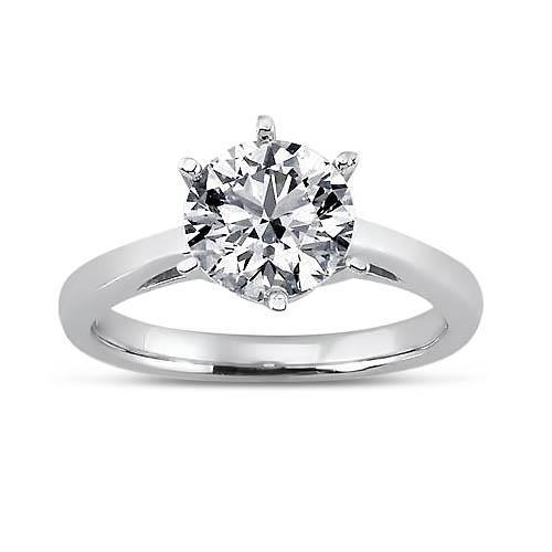 Anello Di Fidanzamento Con Naturale Diamante Da 1 Carato
