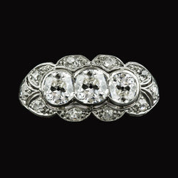 Anello Di Fidanzamento Rotondo Vecchio Minatore Genuino Diamante Stile Vintage 4,75 Carati