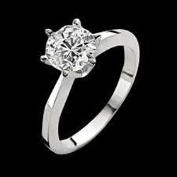 Anello Di Fidanzamento Solitario Con Naturale Diamante Da 1 Carato