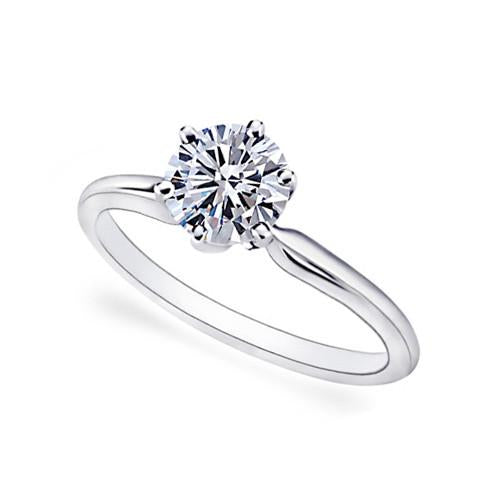 Anello Di Fidanzamento Solitario Con Vero Diamante Da Donna Da 1 Carato