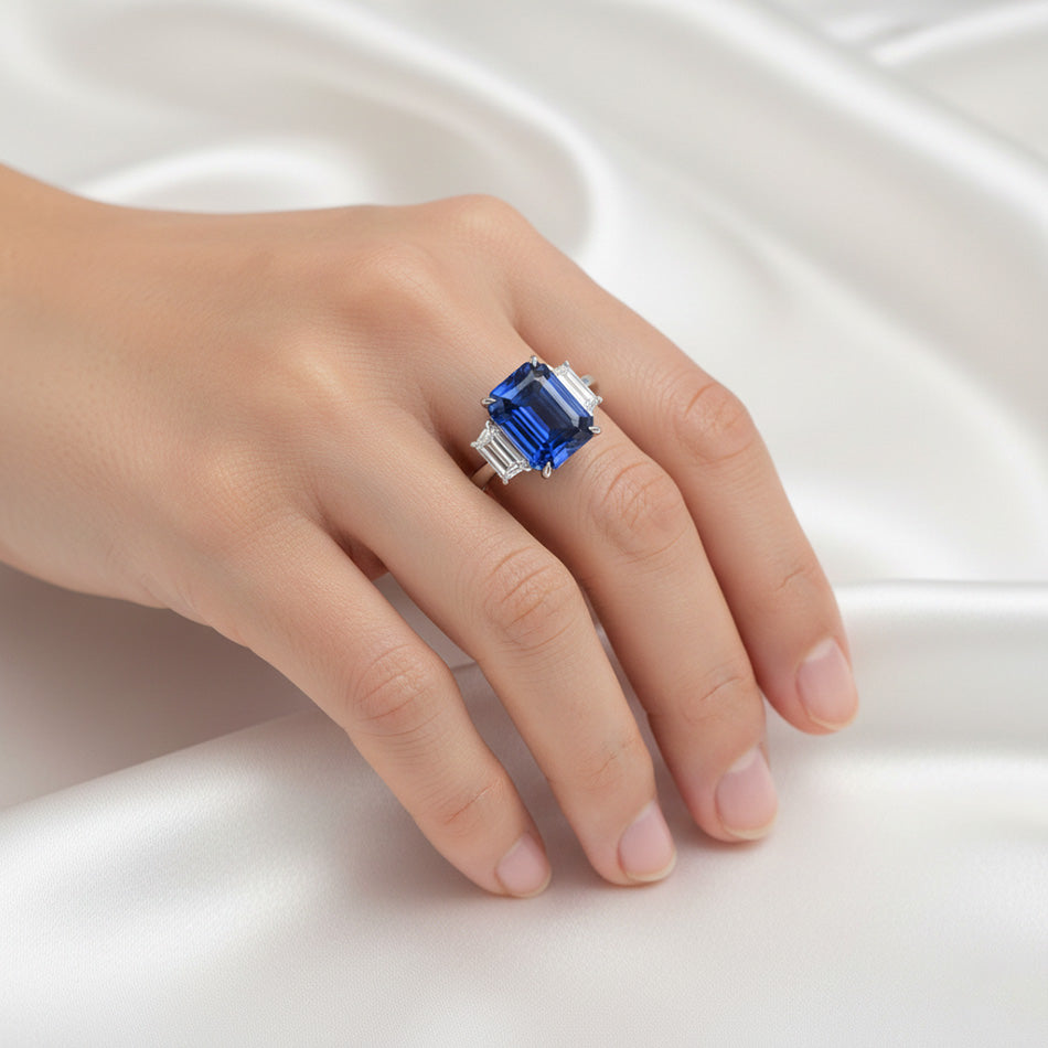 Anello Di Fidanzamento Zaffiro