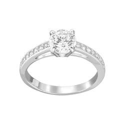 Anello Solitario Con Naturale Diamante Scintillante Taglio Brillante Da 2,06 Ct Con Accenti