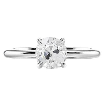 Anello Solitario Da Donna Da 1 Carato Con Set Di Gioielli Con Vero Diamanti A Taglio Vecchio Miniera