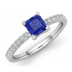 Anello Zaffiro Vero 1.90 Carati