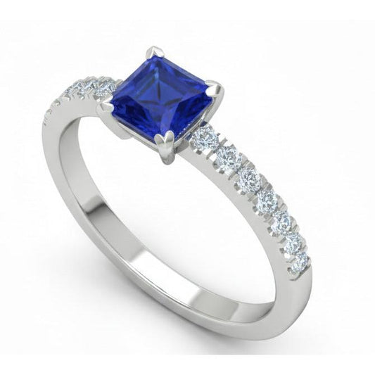 Anello Zaffiro Vero 1.90 Carati