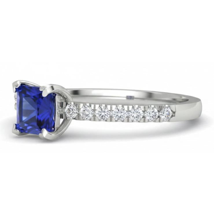 Anello Zaffiro Vero 1.90 Carati