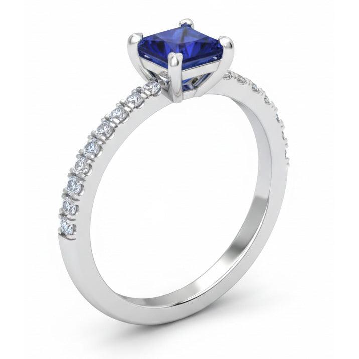 Anello Zaffiro Vero 1.90 Carati