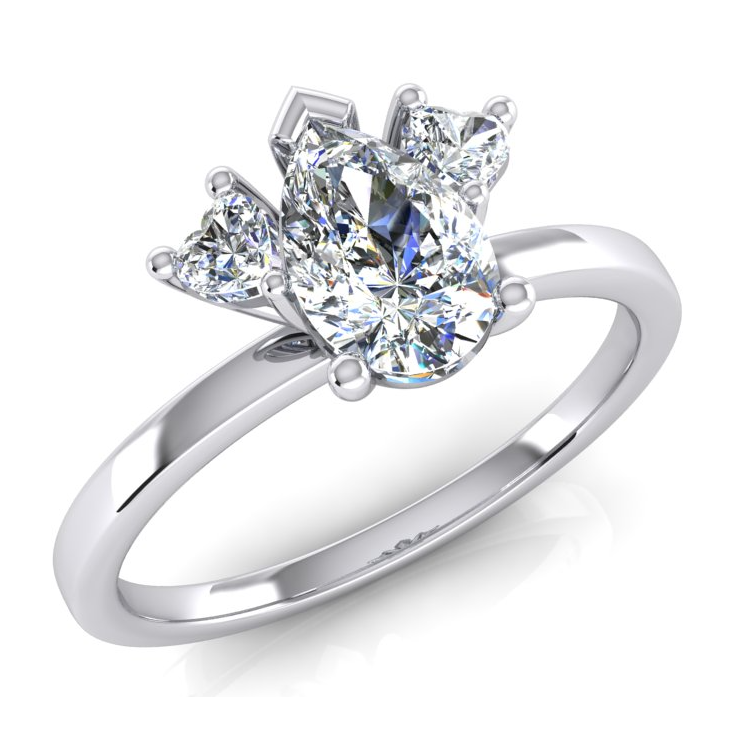 Anello Tre Pietre