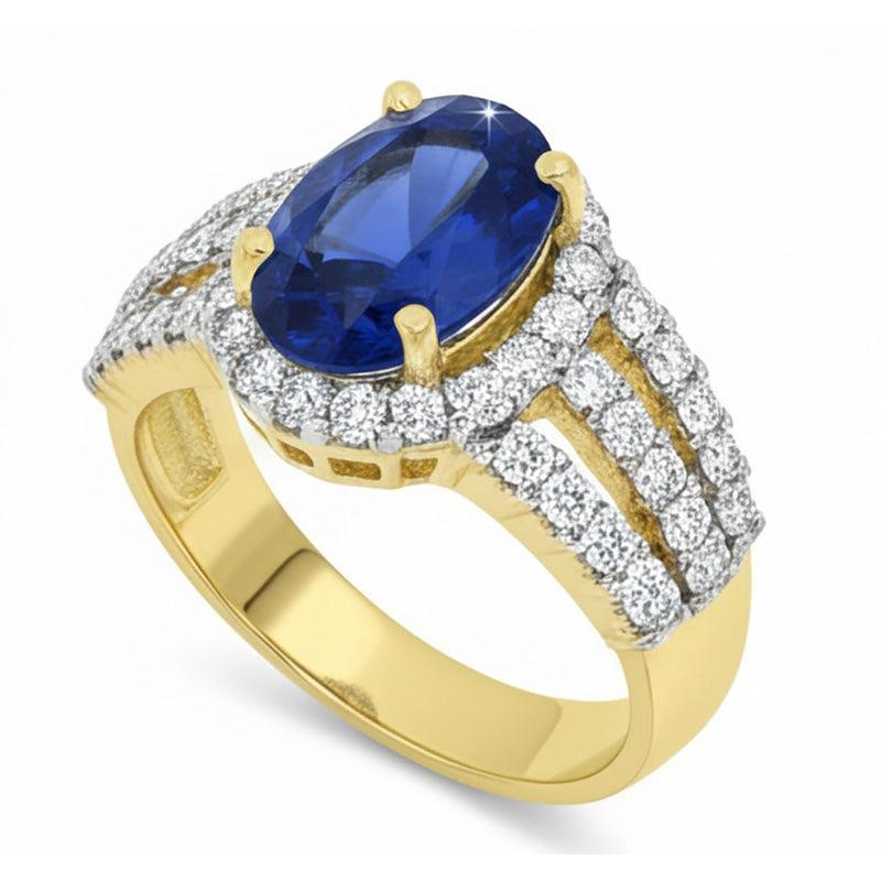 vero round diamante 3.50carati anello dettaglio ravvicinato